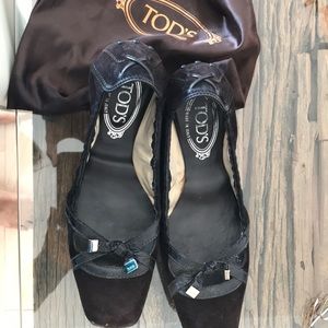 Tod’s driving flats, dark brown